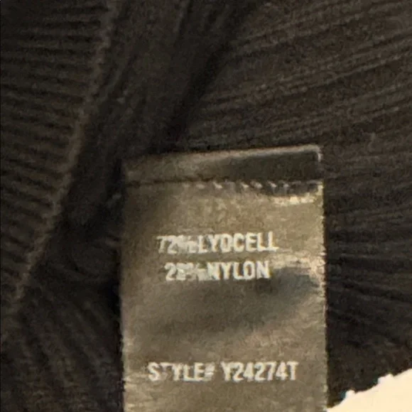 Black Olivia Rib Knit Polo